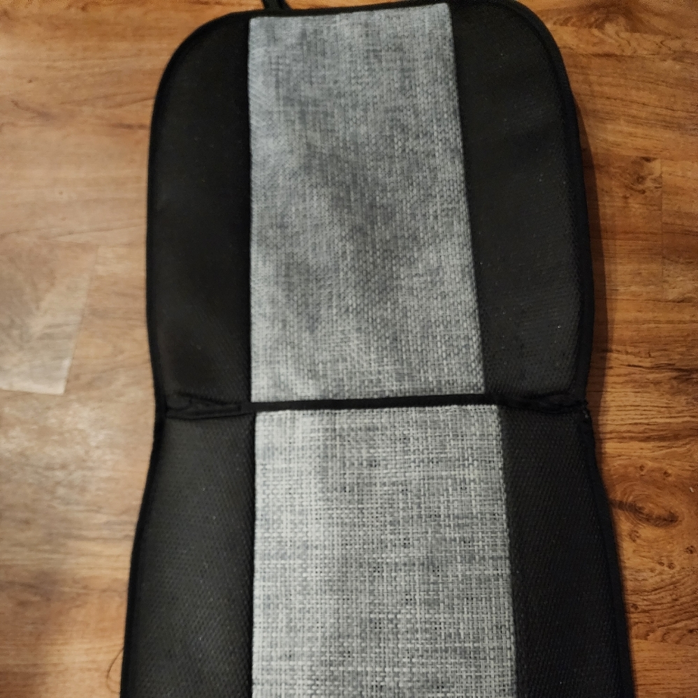 AutoCraft Car Seat Cover Cushion Protector Black Gray Mesh